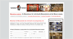 Desktop Screenshot of messestand-leipzig.com